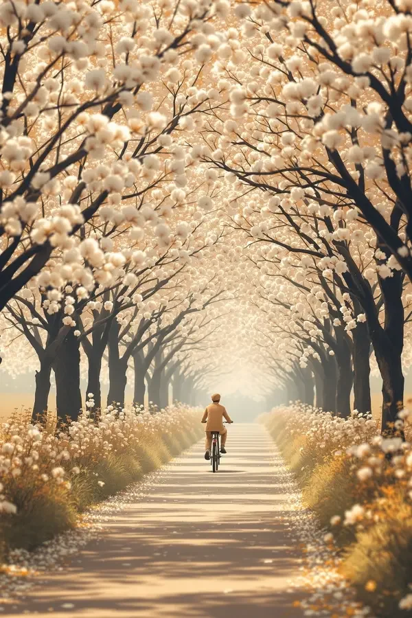 清晨的银杏街