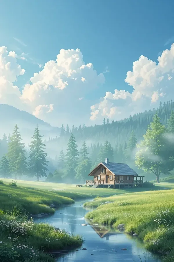木屋与风